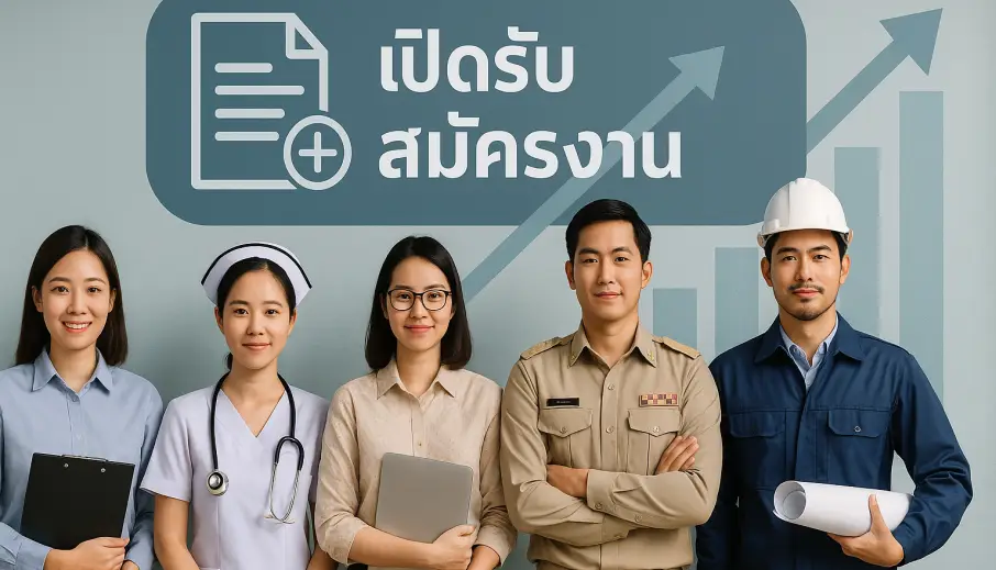 งานราชการสายไหน “เปิดบ่อยที่สุด” ในแต่ละปี วิเคราะห์โอกาสสมัครงานราชการ